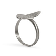 Anillo Alas Mariposa Color Plata T. Única-216603 Anillo Alas Mariposa Color Plata T. Única-216603 1